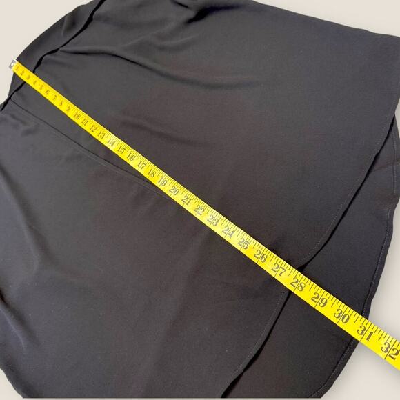 LUSH Short Dolman Sleeve V Neck Chiffon Top Casual Blouse Pullover Size XL Black - Picture 14 of 15